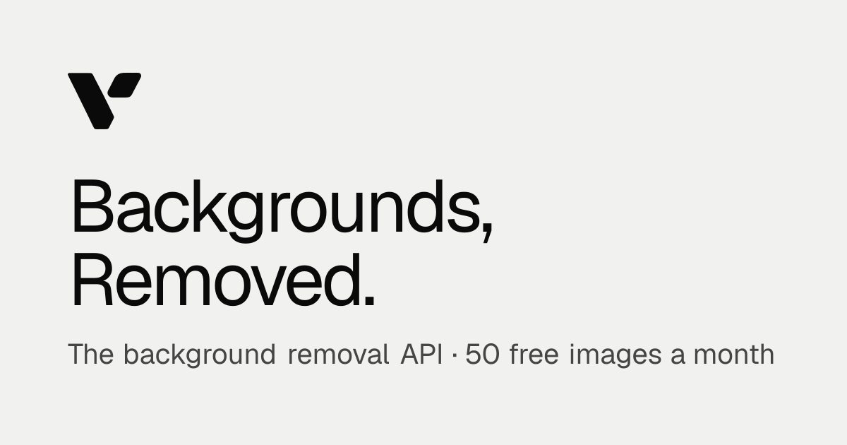 Created an Image Background Remover API